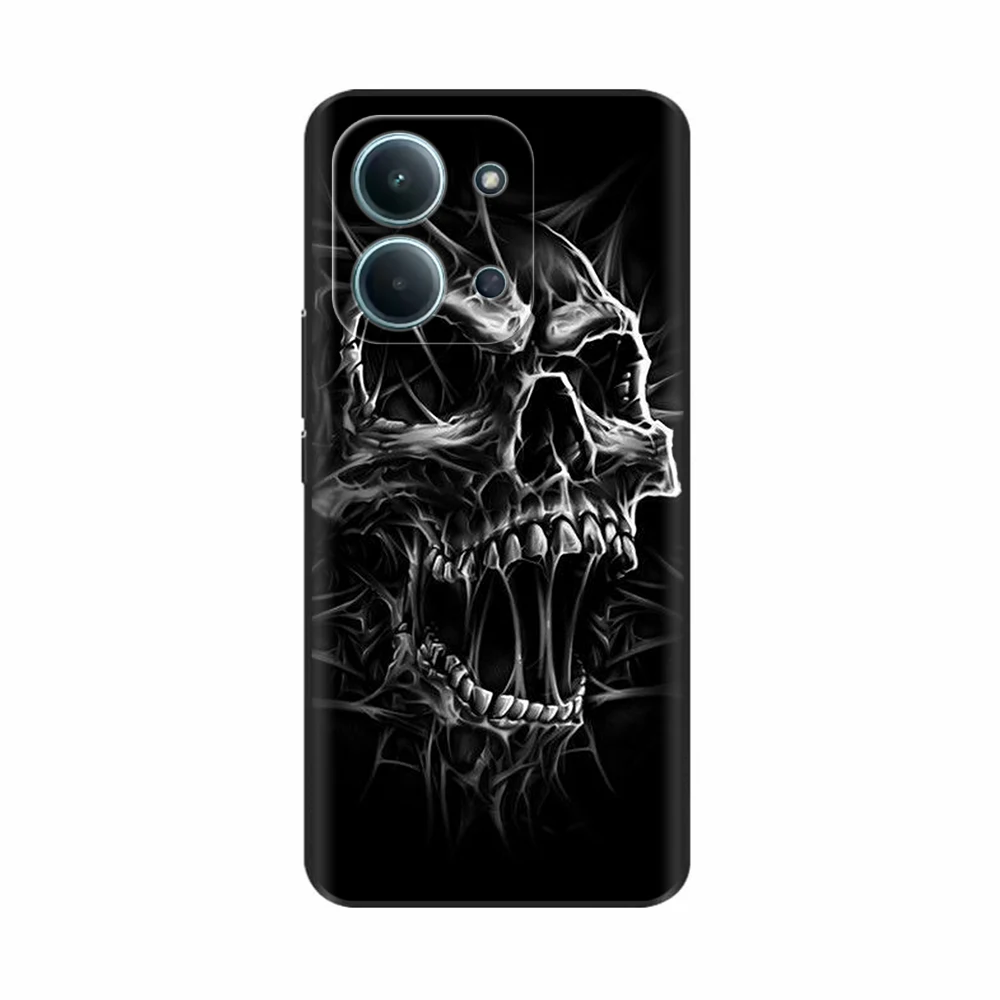 Cute Cartoon Soft Liquid Silicone Phone Case with Camera Protection - Durable Cover