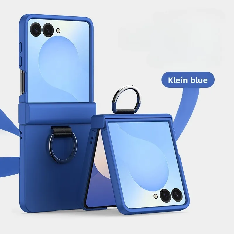 Hautgefühl harte Handyhülle für Samsung Galaxy Z Flip 7 FE 6 5 4 3 Z Flip7 mit Ringscharnier-Schutzhülle