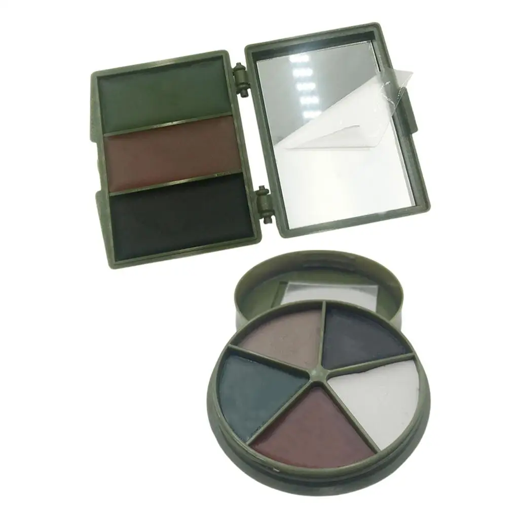 Compact Camouflage Face Paint Mirror Palette Makeup