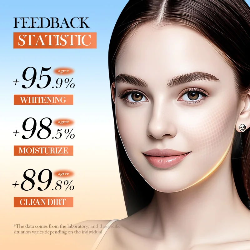 SADOER Vitamin C Skin Care Sets Facial Cleanser Toner Face Cream Serum Lotion Whitening Moisturizing Face Travel Size Skin Care