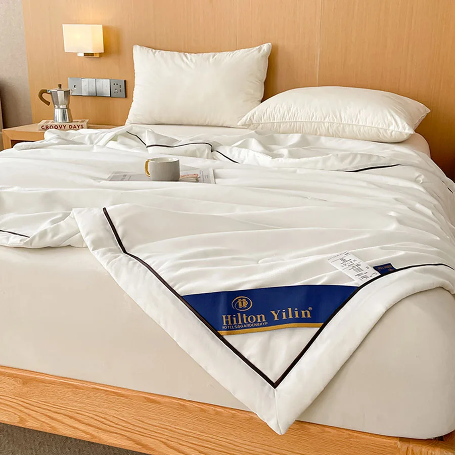 Summer Quilt Summer Quilt Set Luxury Star Hotel Summer By Raw Cotton Soybean Air Conditioning By Adults And Children Cooling Blanket Can Be Machine Washable