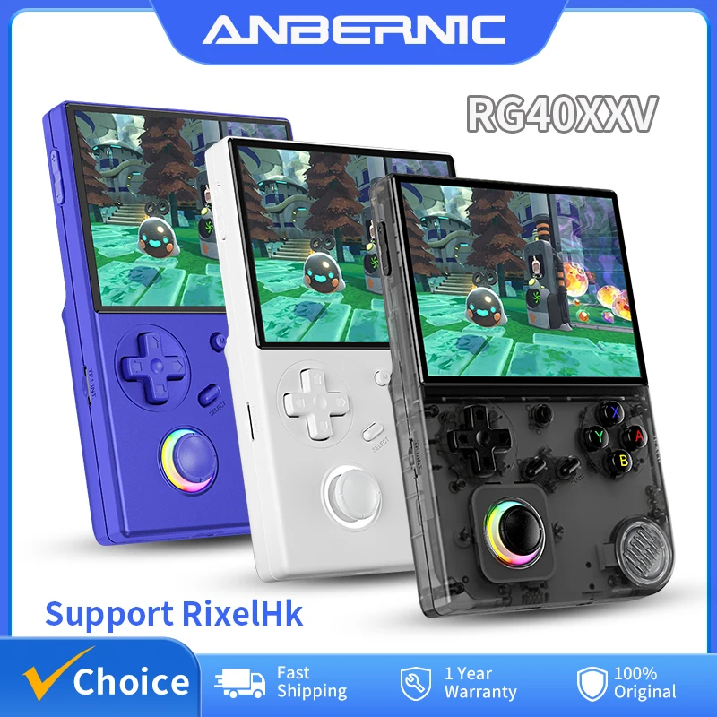 ANBERNIC RG40xxv 美品 ANBERNIC RG40XXV Retro Handheld Game Console 4'' IPS Screen
