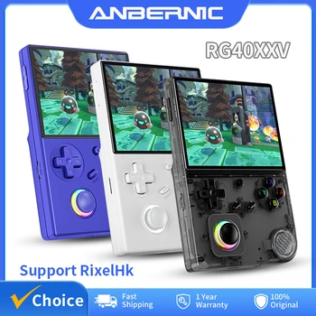 ANBERNIC RG40XXV Console di gioco portatile retrò Schermo IPS da 4 pollici Joystick RGB Lettore video E-book Supporta Streaming WIFI Uscita HDMI 1