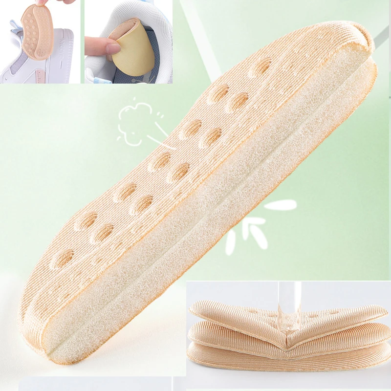 Shoe Insoles 4pcs Shoe Pads for High Heels Pain Relief Anti-wear Cushion Heel Protectors Shoes Sticker Foot Care