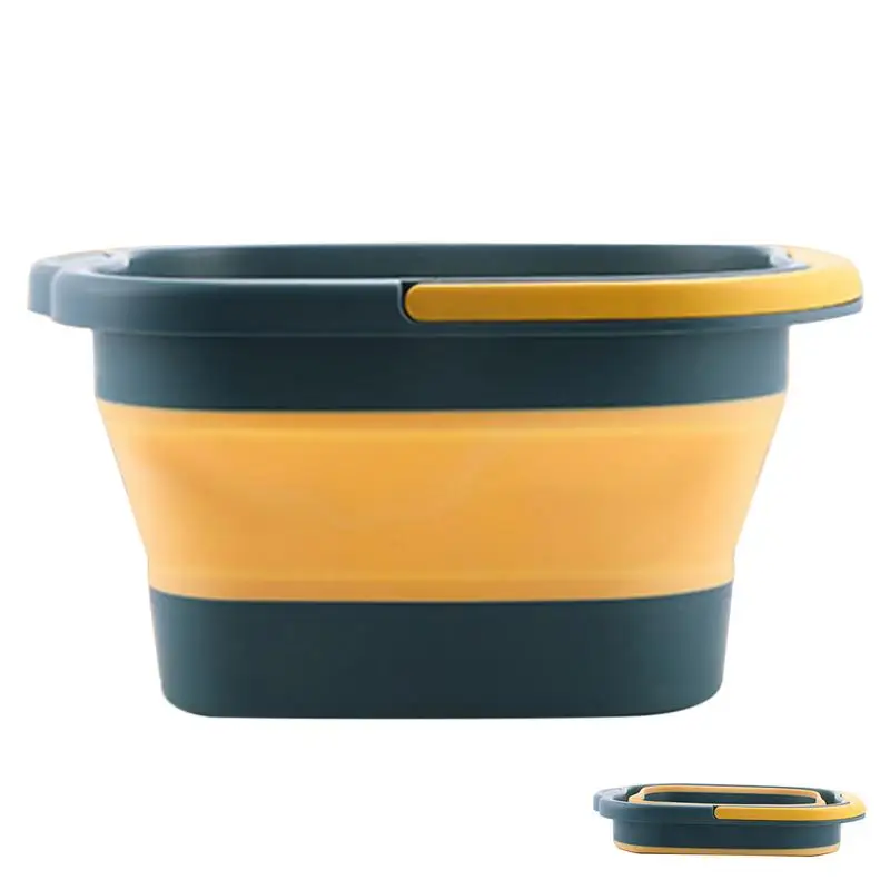 

Foot Soaking Bath Basin Foot Bath Basin With Foot Massager And Handle Spa Basin For Soaking Stress Relief Portable Collapsible