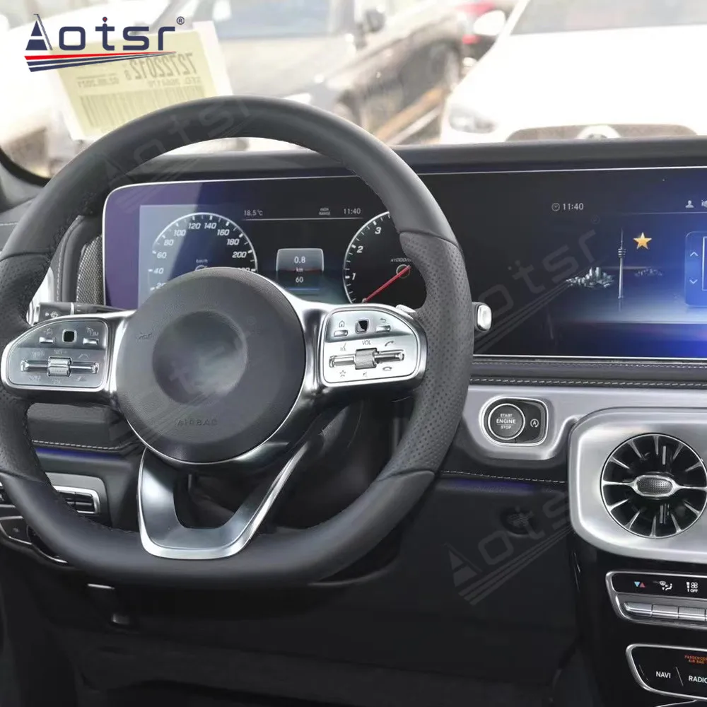 Pmutar Multimedia Mobil Android Per Mercedes Benz Classe G Gt 2016 - 2020 Radio Mobil 2Din Stereo Penerima Autoradio Multitemporizzato