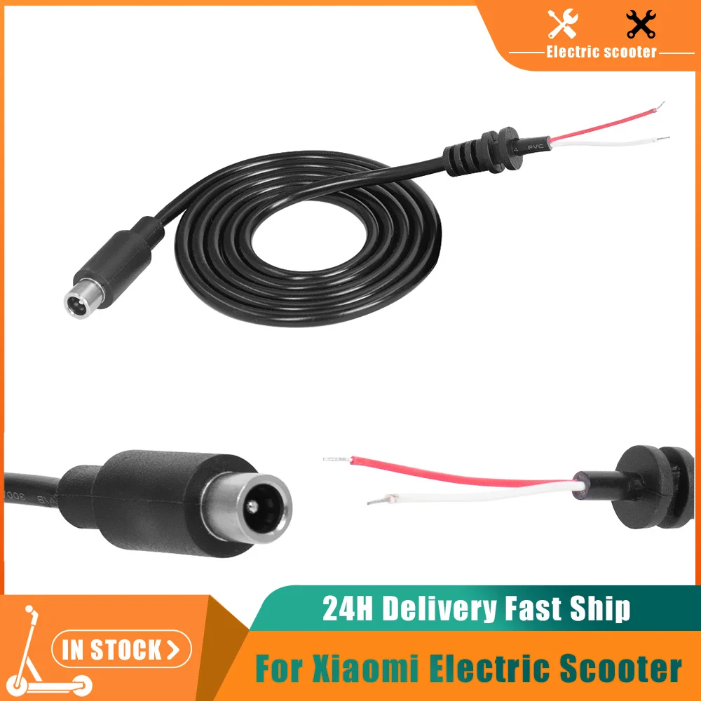 DC 8mm Elektrische Roller Ladekabel 42V 2A Ladegerät Ausgang Linie Für Xiaomi M365 Pro KickScooter Ladegerät linie Stecker Zubehör