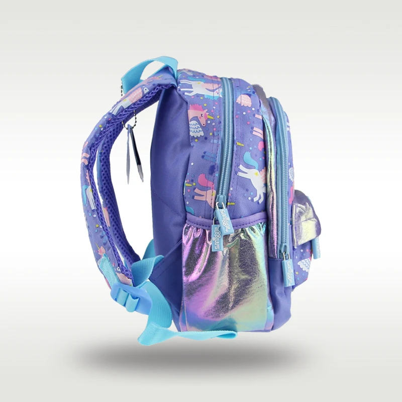 Australia Original Smiggle Baby Schoolbag Girl Cartoon Unicorn Shoulder Children's Backpack Kindergarten Small Class 1-4 Year