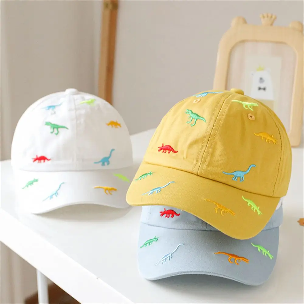 

Casual Outdoor Peaked Cap For 1-4 Years Old Girls Boys Children Sun Hat Sun Cap Beach Caps Dinosaur Kids Baseball Cap