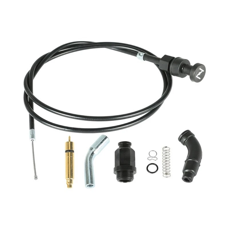 

Комплект насадок для карбюратора. Надежный и прочный трос воздушной заслонки и плунжерные клапаны стартера. Набор плунжеров для