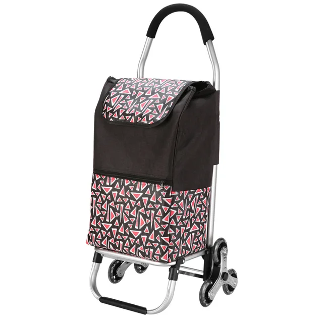 Hordozható Otthoni Bevásárló Kosár Kis Pótkocsi Hatkerekű Lépcsőn Összecsukható Kocsi Carrito Pluable Con Ruedas Kert - Image 3