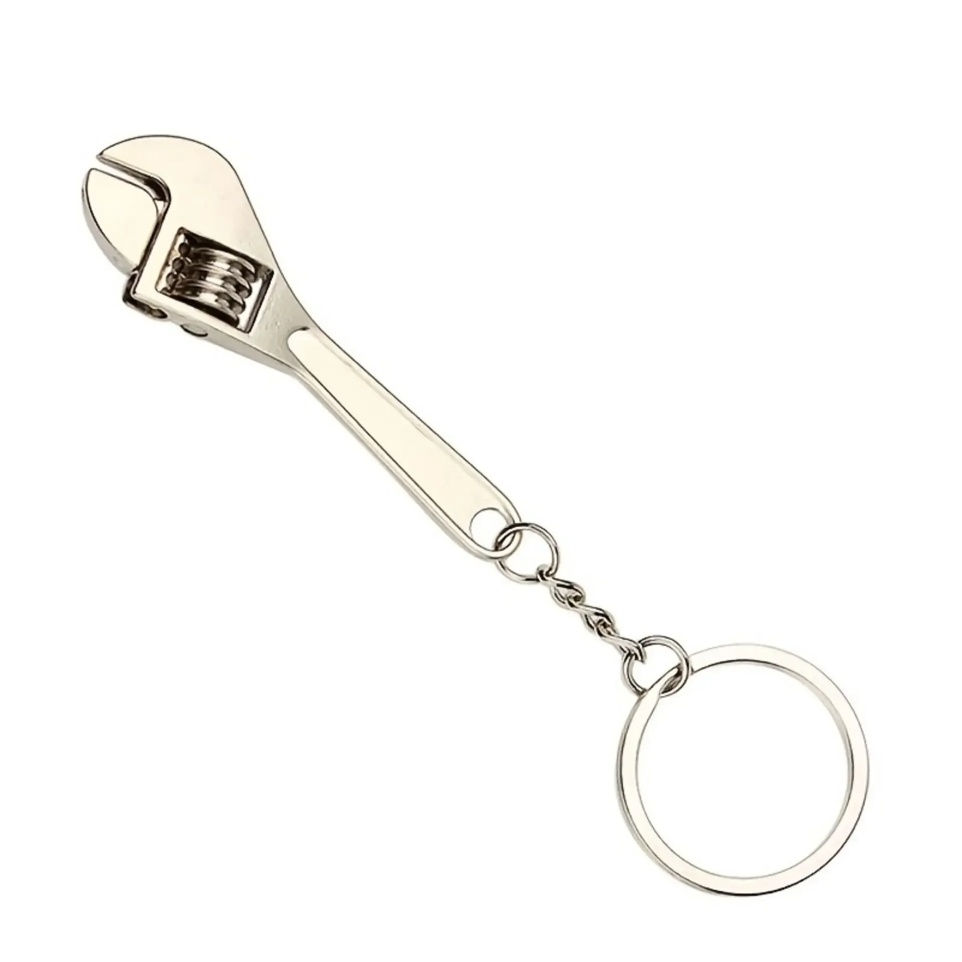 Keychain Tool Mini Wrench Spanner for Men Imitation Tool Gift Pendant