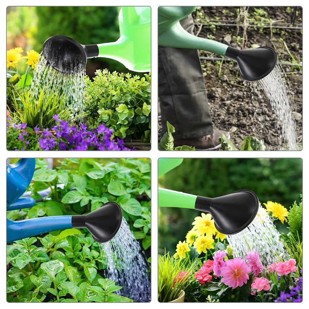 Watering Can Spray Sprinkler Nozzle Head Pitcher Garden Spout Plastic for Sprayer Rose watering nozzle 2 Pcs