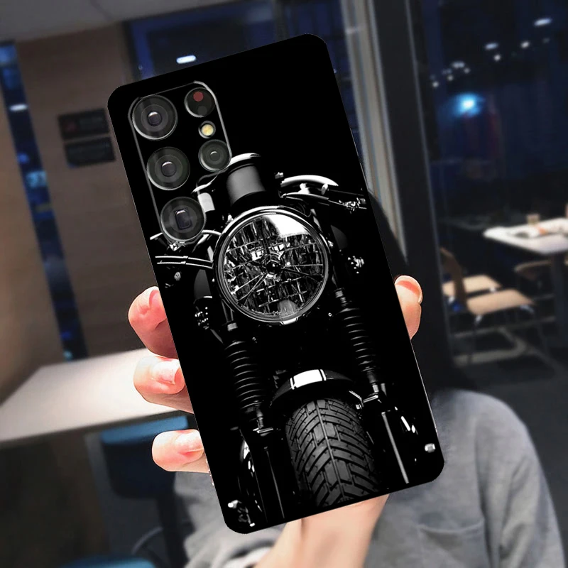 Vintage Motorcycle Design Phone Case