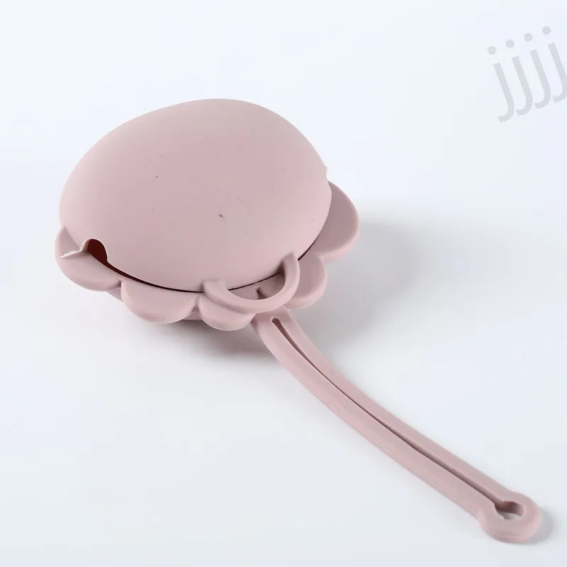Pacifier Storage CasePortable Baby Pacifier Storage CaseSilicone Storage CasePacifier Drop-proof Case with Lanyard 5