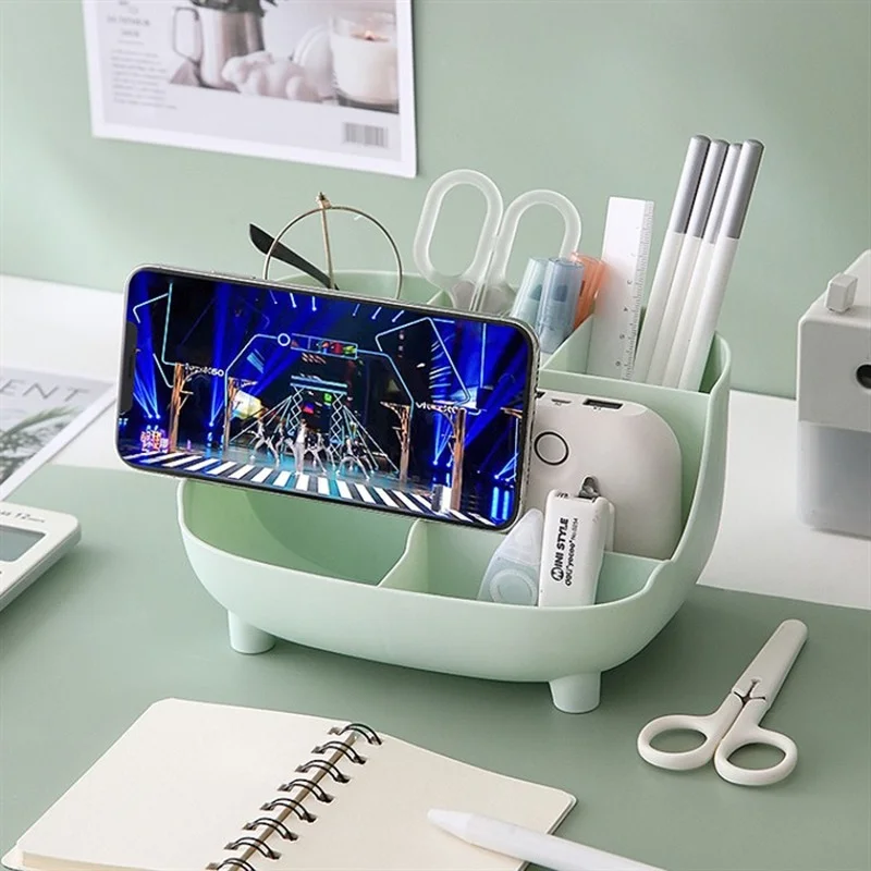 Buy Creative 6 Gird Desktop Organizer Pen Holder Multifunctional Desk
