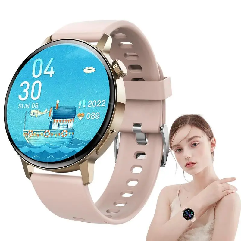 

Смарт-часы с монитором уровня глюкозы в крови, водостойкие, IP67, экран 1,43 дюйма