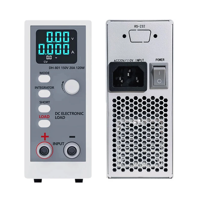 DC 전자 부하 테스터, 배터리 용량, 내부 저항 방전 부하 테스터, 150V, 20A, 120W