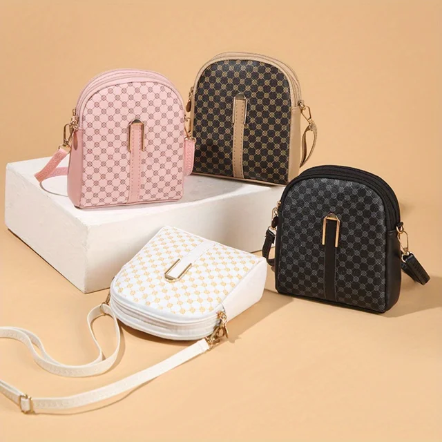 Small bag women's new mobile phone bag women's European and American fashion printed shoulder messenger women's bag