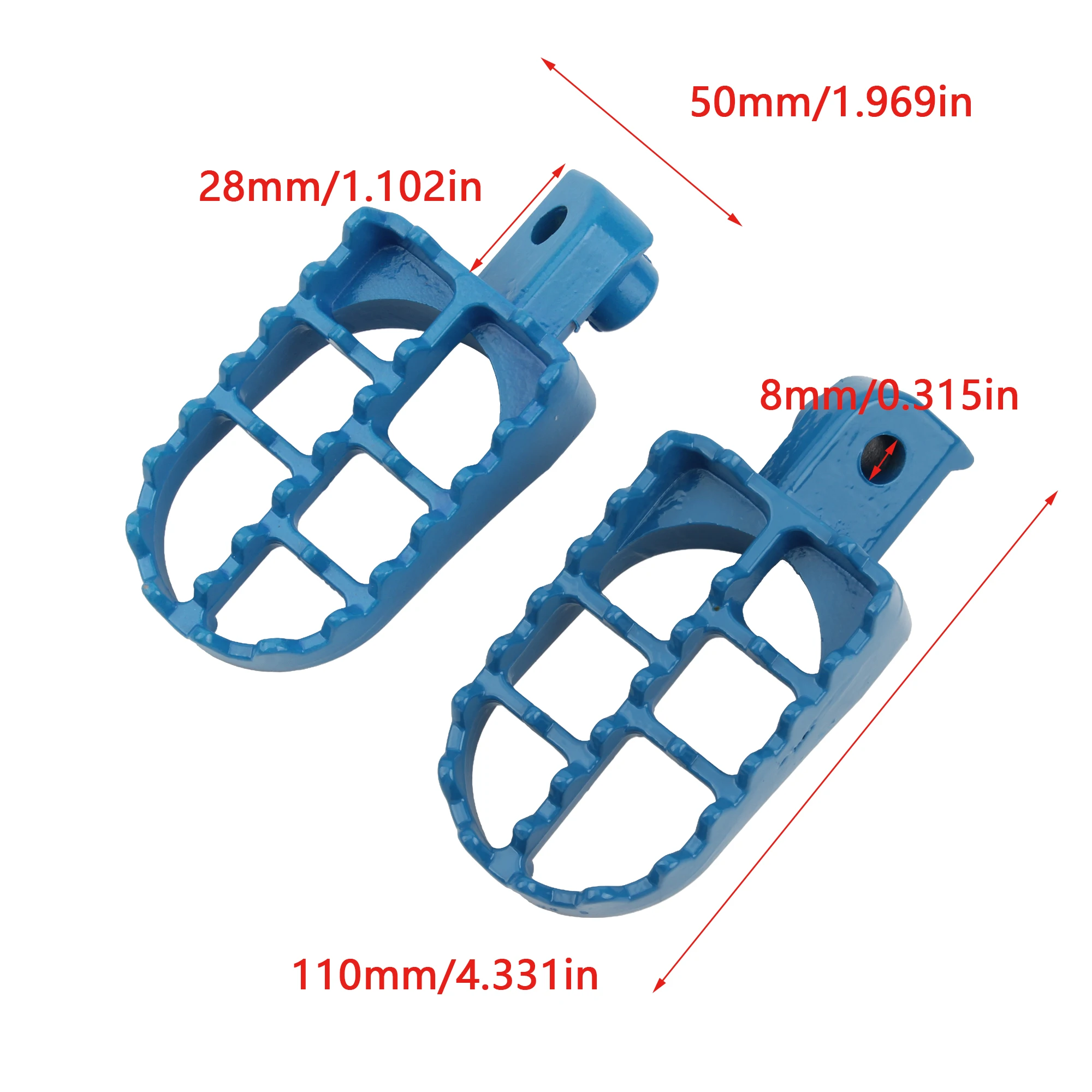 Motorcycle Foot Pedals For KTM 50 65 70 Yamaha WRF YZF50 Honda CRF CT Aluminum