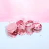 40mm/1.57inch Crystal Pink Aluminum Bling Bling Herb Grinder 5