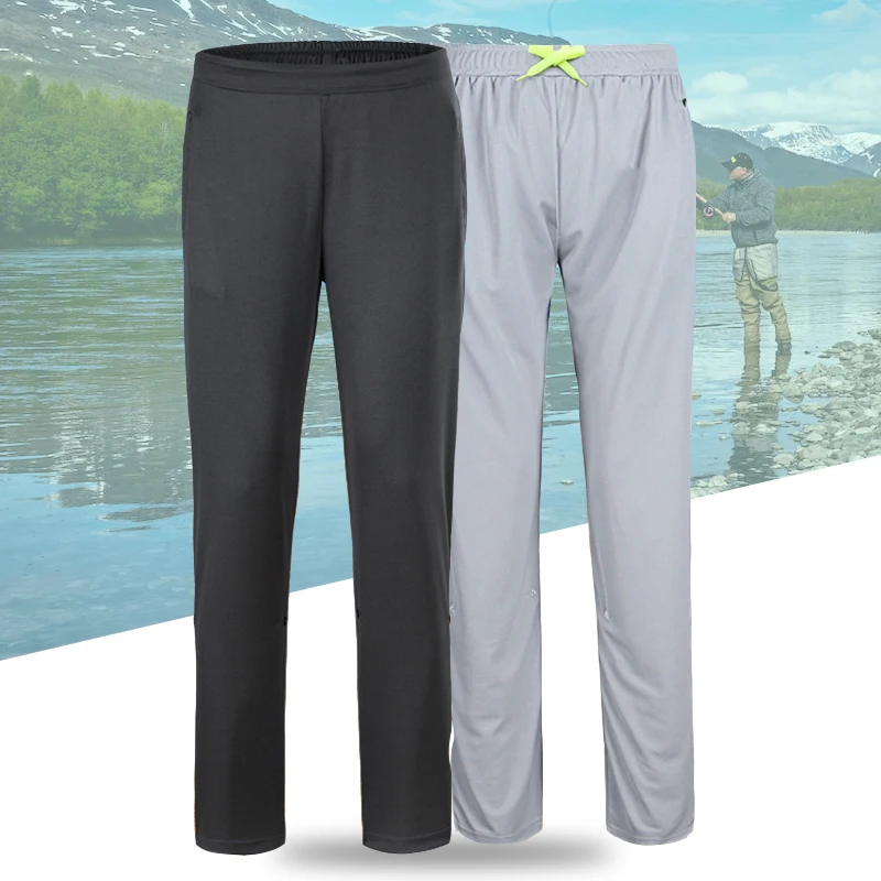 Men Anti-mosquito Fishing Trousers Breathable Anti UV Quick Dry Climbing Hiking Sports Trousers