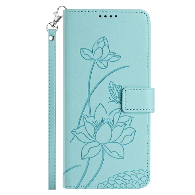 Elegant Flower Leather Flip Case: Magnetic Wallet Cover