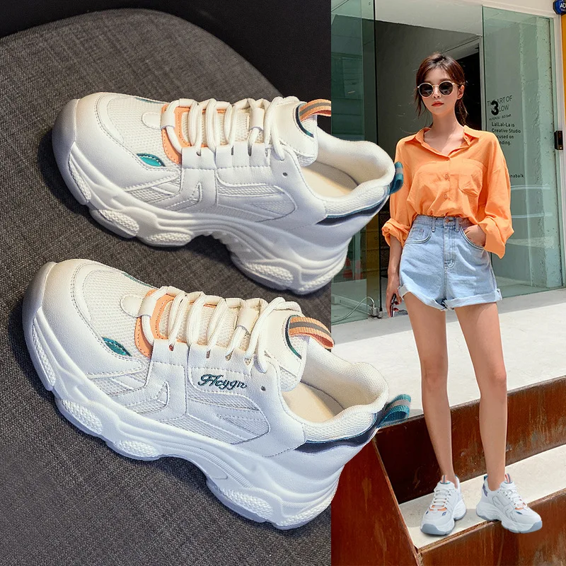 

New Autumn Women's Quality Shoes Casual Leather Lace-Up Shoes Small White Shoes Sneakers Shoes for Women