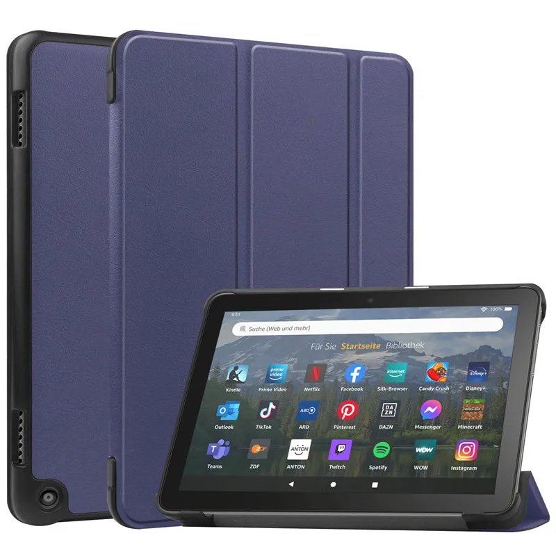 Premium Trifold Magnetic Leather Smart Cover