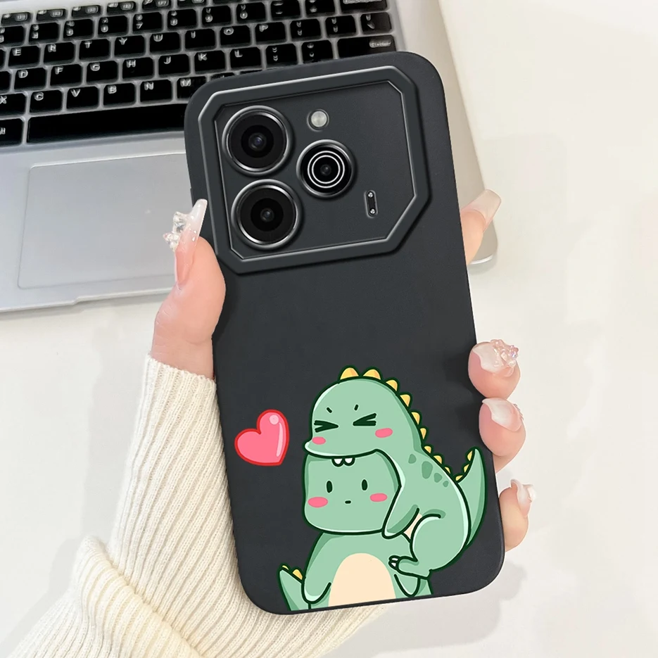Cute Fashion Painted Soft TPU Phone Case - 6.78'' Cover with Bumper Protection