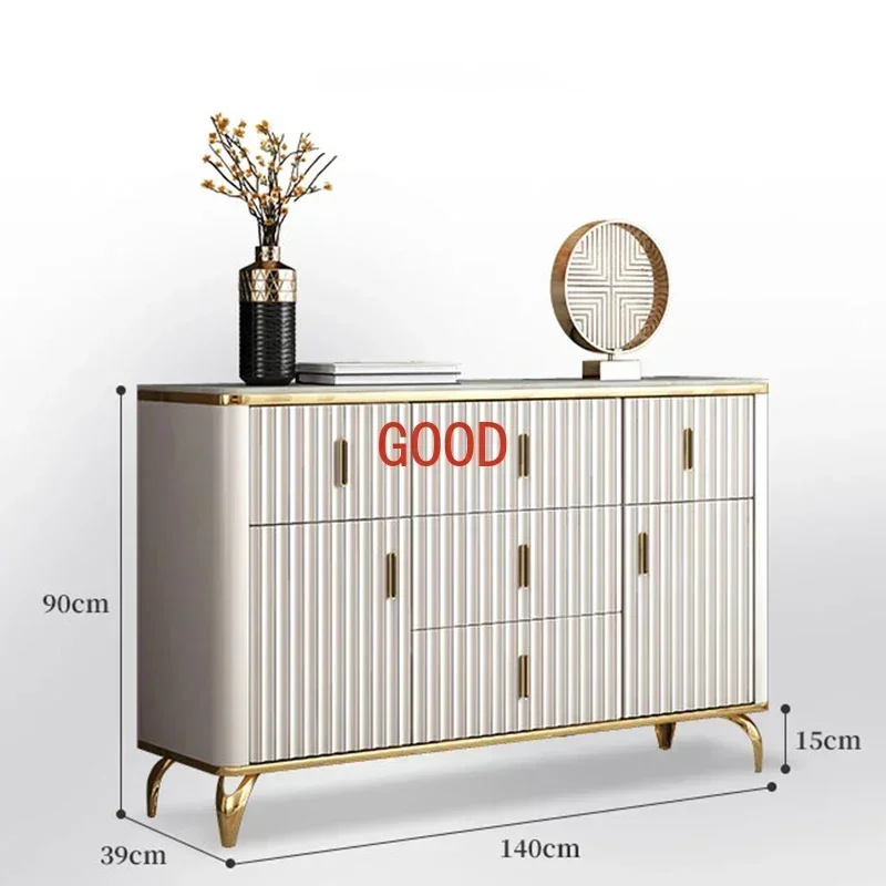 Dish Modern Wood Sideboards Kitchen Nordic Shelves Modular Luxury Sideboards Storage Table De Chevet Small Room Furnitures