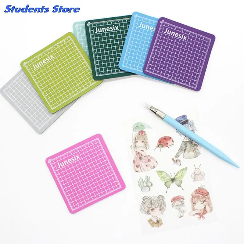 

Mini Cutting Mat Double Sided Engraving Pad Paper Cutting Board For Sewing Crafts Hobby Fabric Arts Projects Scrapbooking 8x8cm