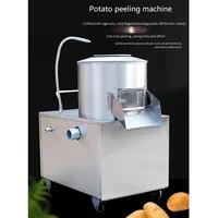 1500w Commercial Electric Potato Peeling Machine Stainless Steel Full Automatic Taro Ginger Peeler Peeling Machine 2