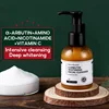 VIBRANT GLAMOUR Arbutin Whitening Cleanser Deep Cleansing Shrinks Pores Lightens Melanin Dark Spots Skincares 100g 2