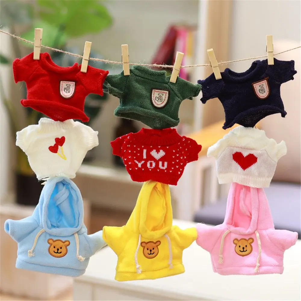 Supplies Home Decoration Yellow Duck Overalls Hoodie Birthday Gifts   Sweater Dolls Accessories  Toy Clothes