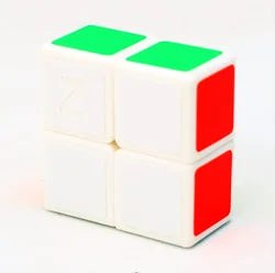 Zcube Magic Speed Cube Puzzle Stickerless - Professional Educational Fidget Toy (White)