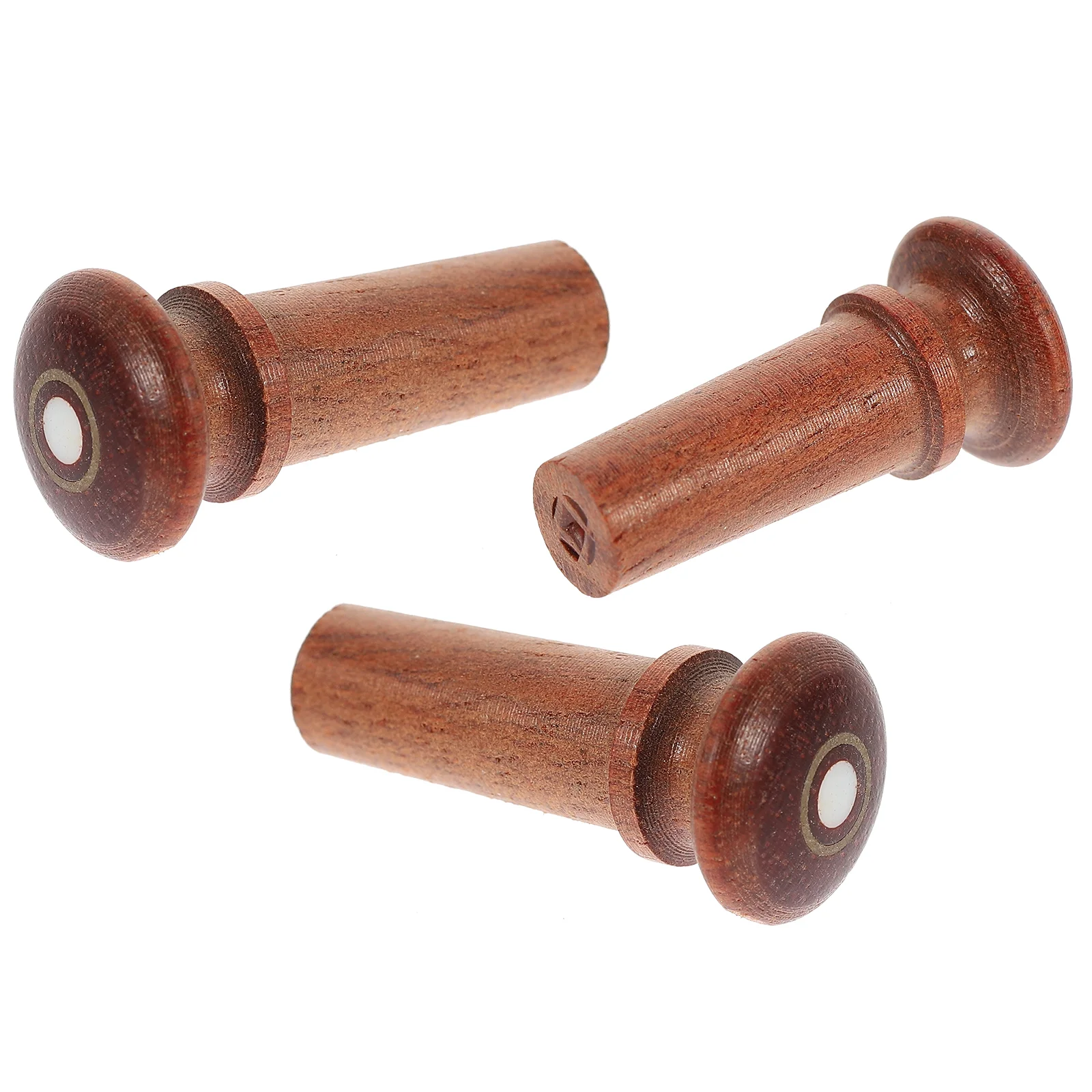 

3 Pcs Jujube Violin Tail Button Violins Finger Guide Musical Instrument Accessories