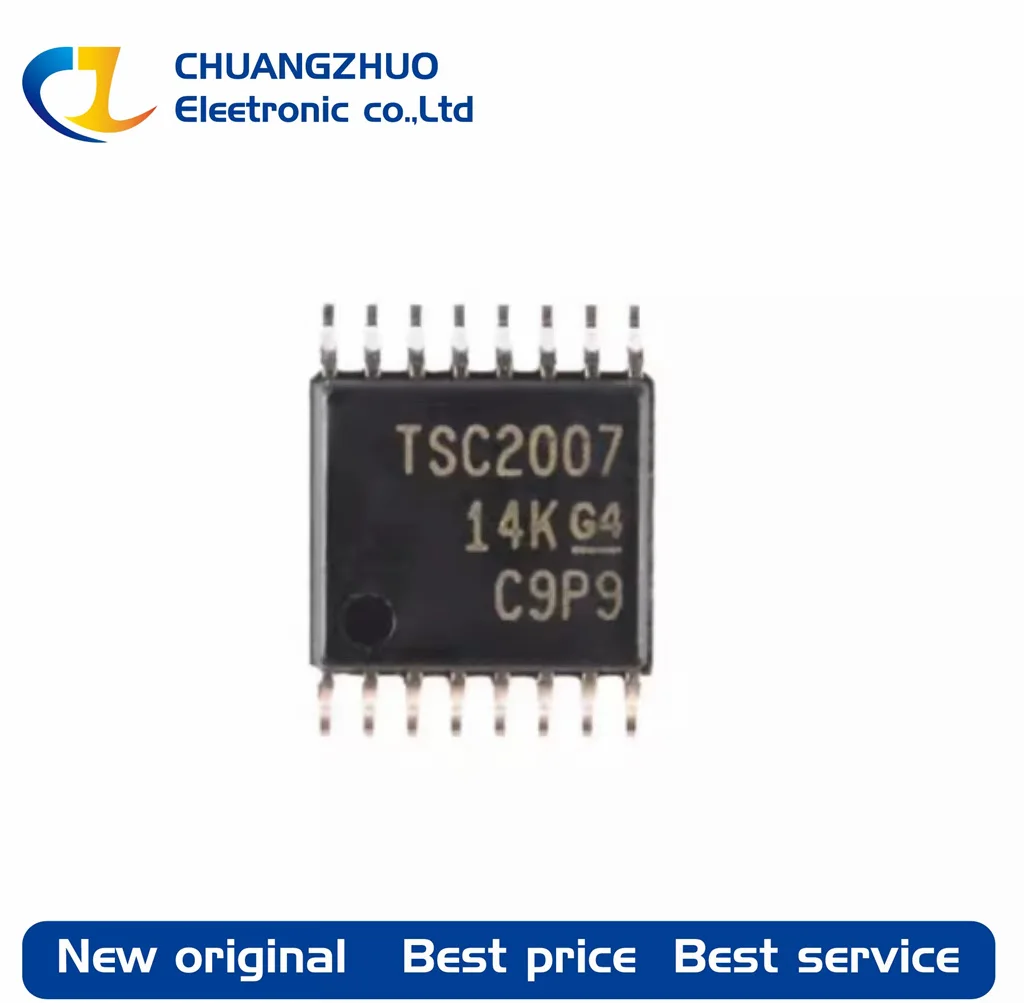 오리지널 TSSOP-16 터치 스크린 컨트롤러, TSC2007IPWR, TSC20..