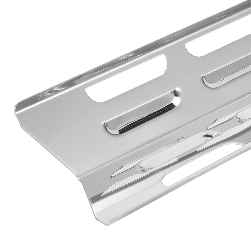 4 Pieces Stainless Steel Heat Plate Shield Flame Tamers Burner Cover