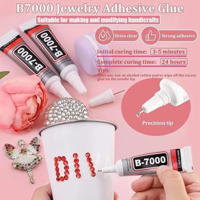 Multi-Purpose Strong Clear Adhesive for Screen Repair, Jewelry, Crafts, and More