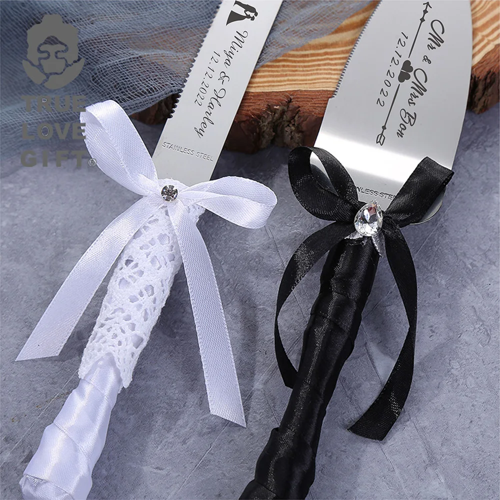 

Personalized Customized Cake Knife Serving Set Engraved Cake Knife & Shovel Birthday Gift Wedding Party Decoration Cake Cutter