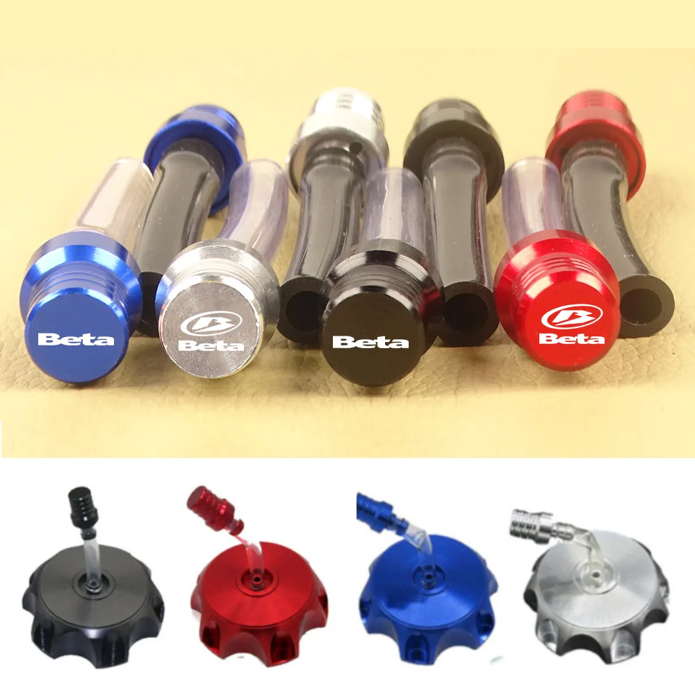 Bouchon de réservoir de carburant pour moto, Valve de ventilation, tuyau de  reniflard, Tube en plastique multicolore pour brouillage moto