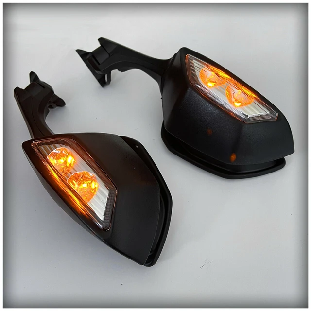 LED Rear View Mirrors Motorcycle Parts SUPER CAR ID