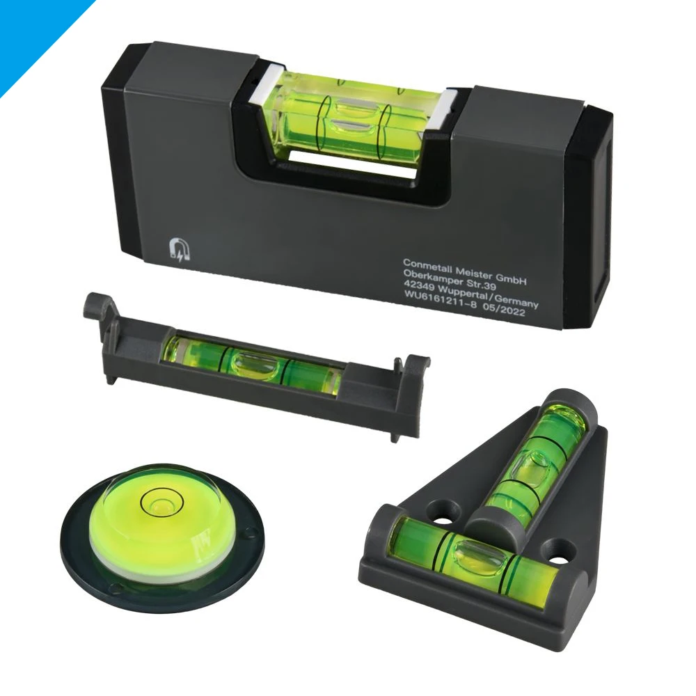 leveling tool Mini Bubble level Square PortableHigh Precision Strong Magnetic Gift Set Household Hardware Tools