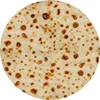 Ochine Tortilla Wrap Blanket, Soft Round Throw Blanket for Warm or Decoration, Novelty Funny Realistic Food Blankets for Adults 1