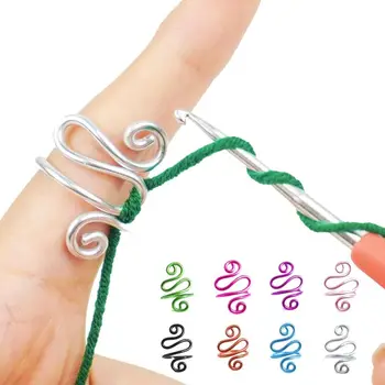 🧵 Handmade Crochet Tension Ring – Adjustable Yarn Guide for Effortless Crafting 1