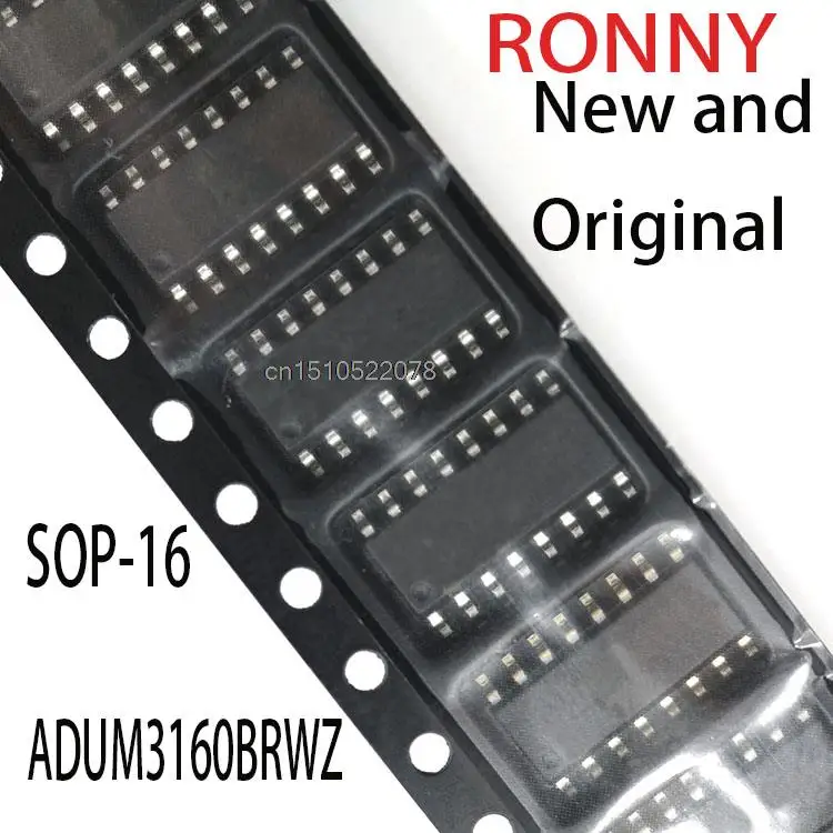 

5 шт., новинка и оригинал, ADUM3160B, ADUM3160, SOP-16, ADUM3160BRWZ