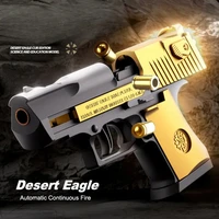 Mini Desert Eagle M1911 Soft Bullet Toy Gun Shell Throwing Continuous Firing Small Pistol Outdoor Sports Shooting Blaster 1