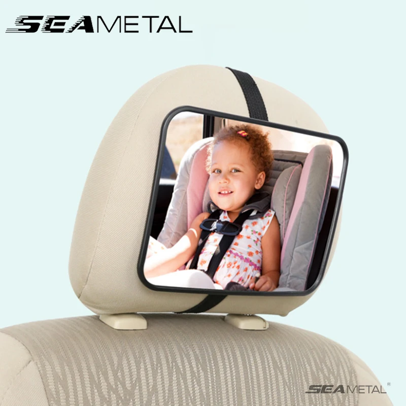 Car Rearview Mirror Baby Mirrors Safety Interior Universal Car Seat Headrest Monitor Child Baby Safety Driving