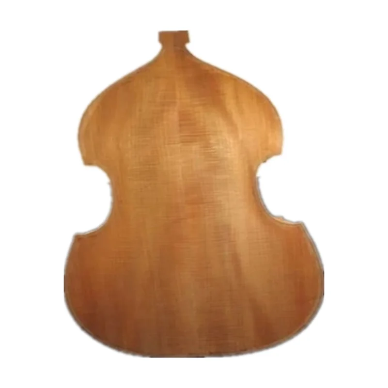 Hand carved unfinished upright bass 3/4,spurce top/Plywood back